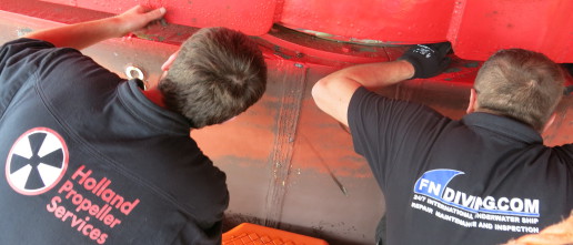 rudder seal repair
