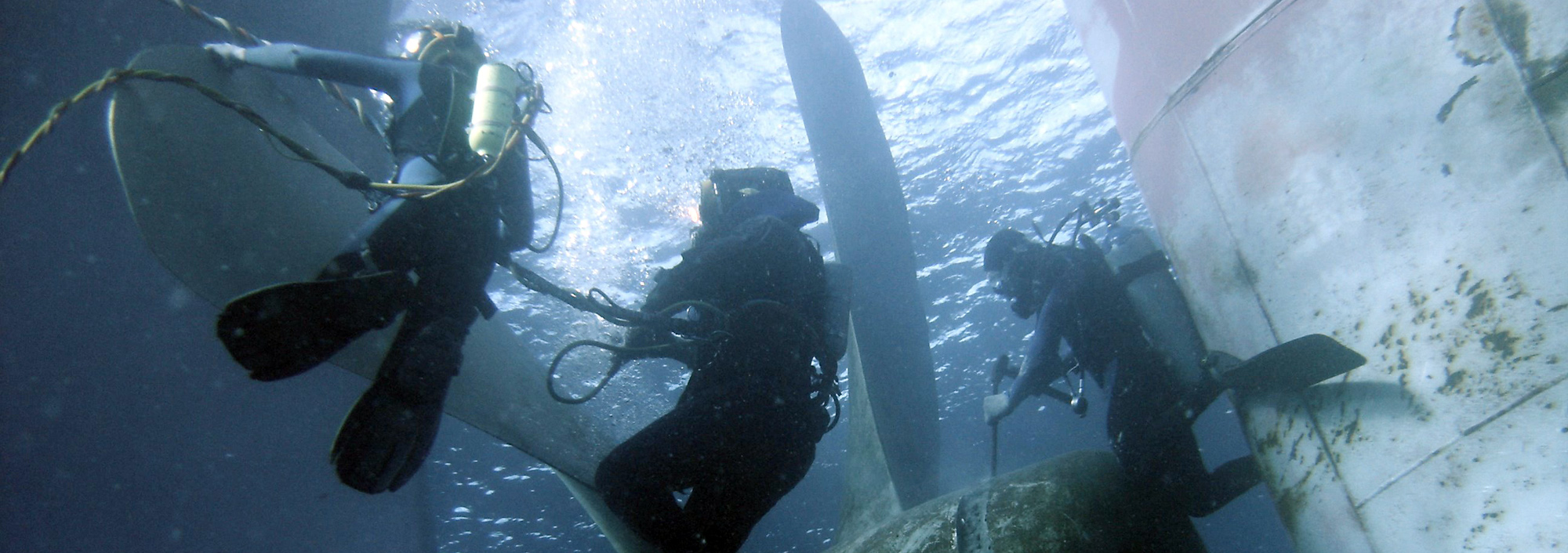 Image result for underwater propeller repair